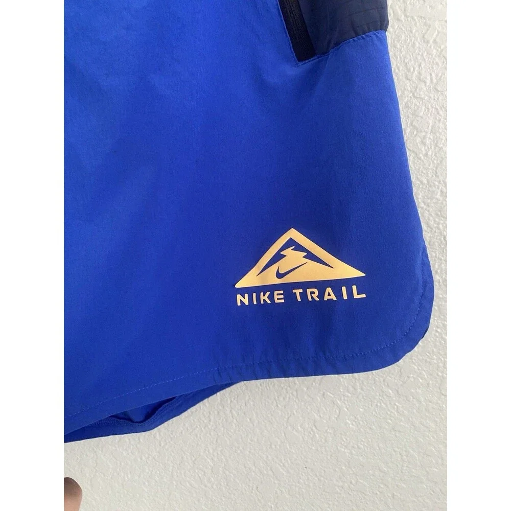 Nike Trail Shorts Royal Blue Navy Gorpcore Utility Running Shorts Men's Size L